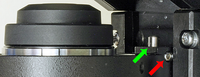 Substage of Olympus CH-2 microscope