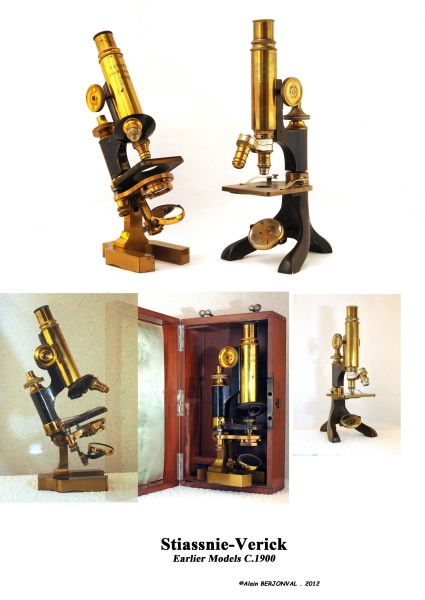 Stiassnie microscopes c. 1900