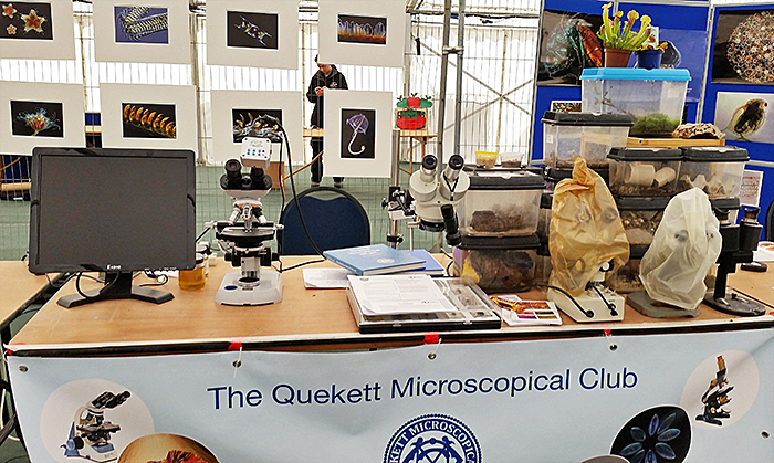 Quekett Microscopical Club stand