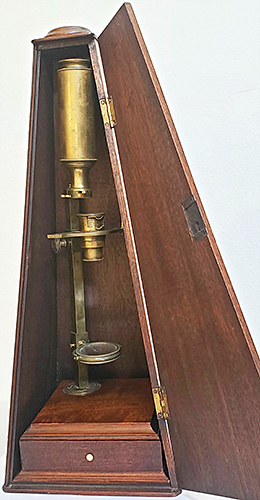 George Adams Improved Double and Single Microscope in box