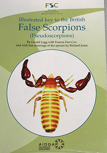 Key to British false scorpions