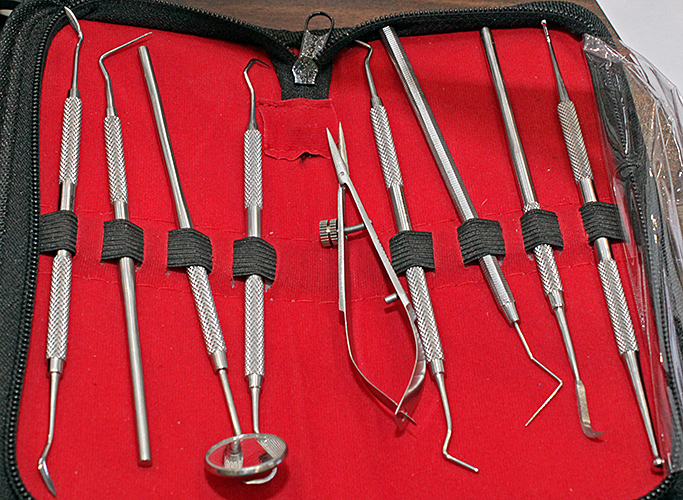 Kit of small tools