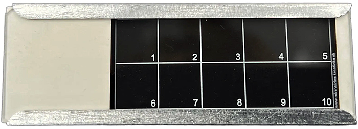 Microfossil slide