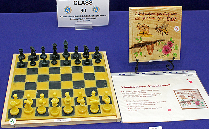 Beeswax chess set