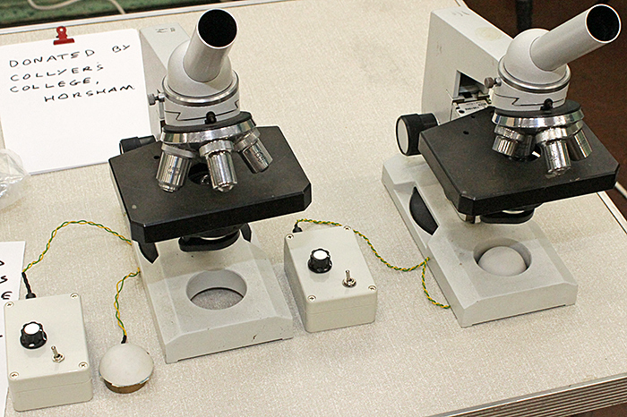 Refurbished Lomo microscopes for outreach