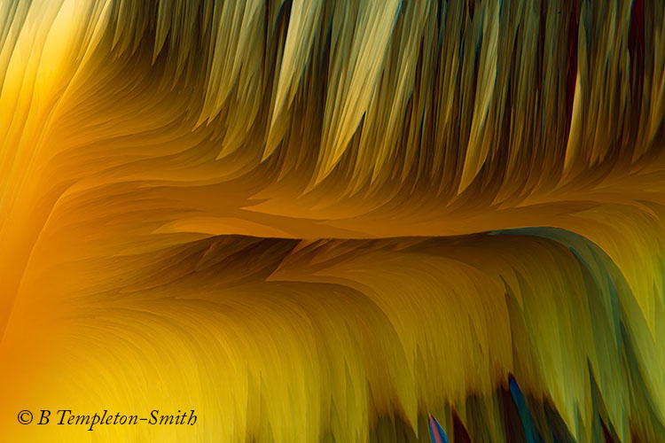 "Lair" image of alternative sweeteners mixture taken under polarised light
