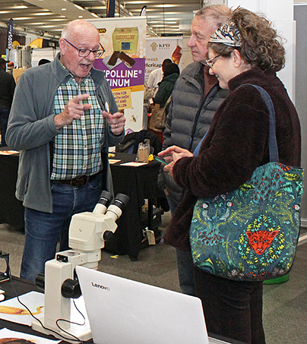 Jonathan Palmer with visitors