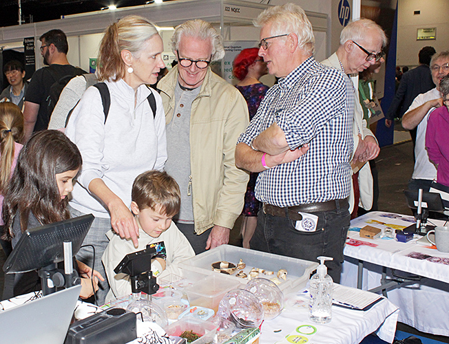 Kelvin Law with visitors