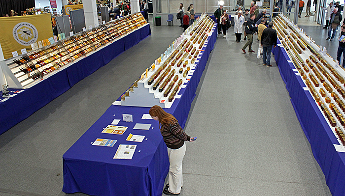 Display area for honey and mead