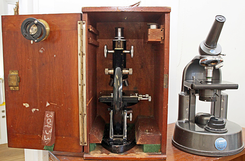 Chris Millward’s microscopes