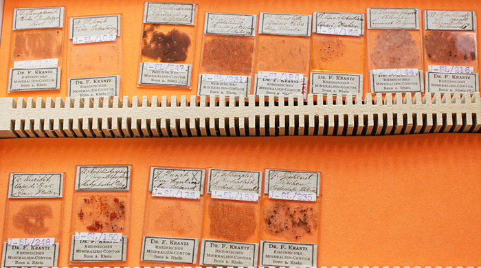 Rock section slides by Dr F. Krantz