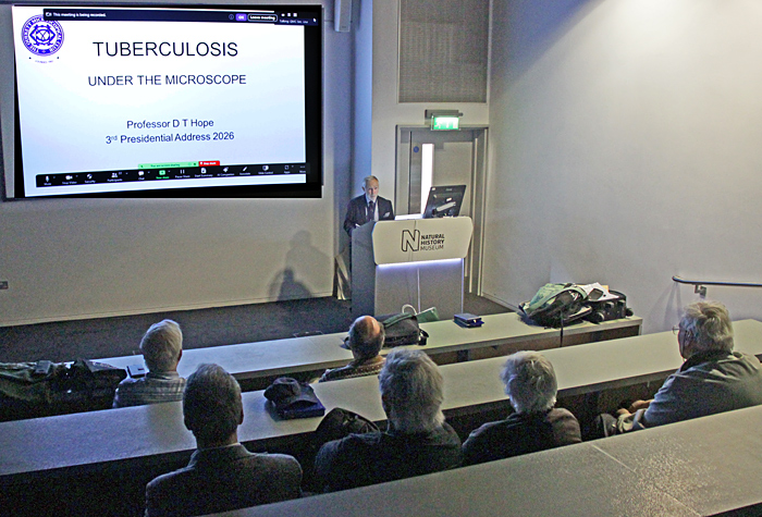 Terry Hope lecturing