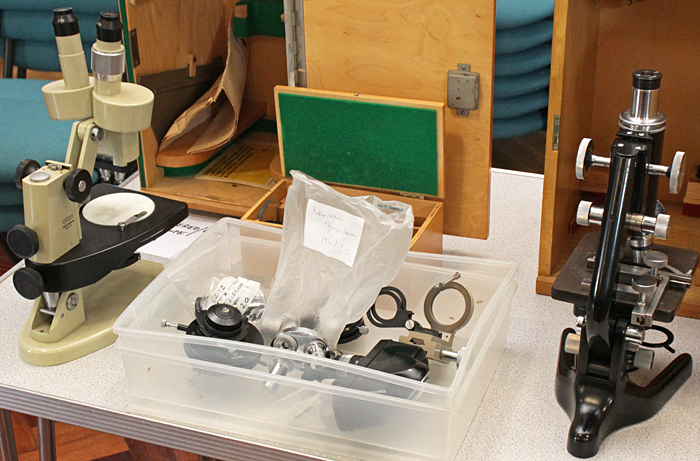 Mark Shephard’s microscopes