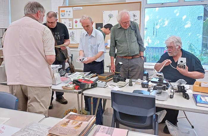Mike Samworth’s sales table