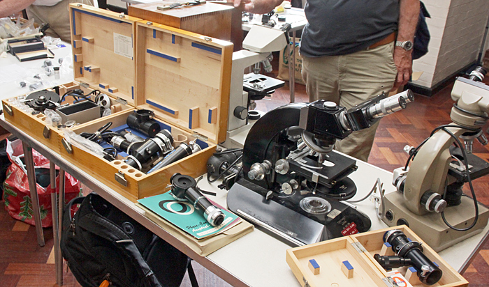 Tom Hartman’s sales table