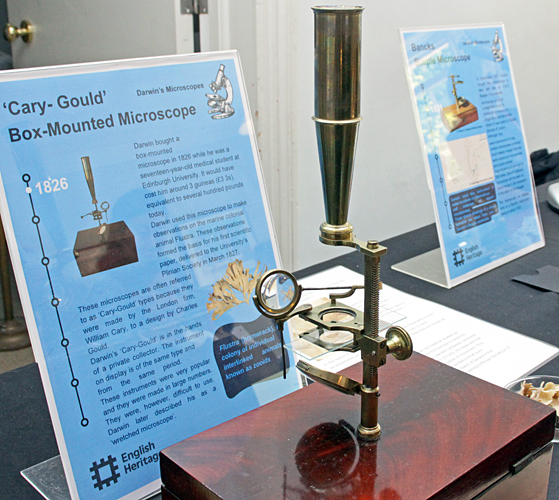 Cary-Gould Box-Mounted Microscope