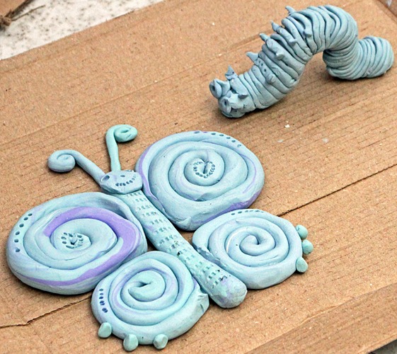 Clay insects